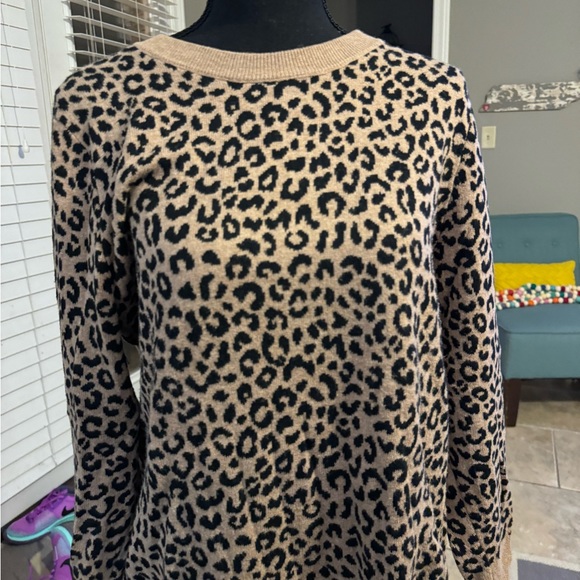 Two (2) A New Day sweaters - animal print. Sz L. - Picture 10 of 13